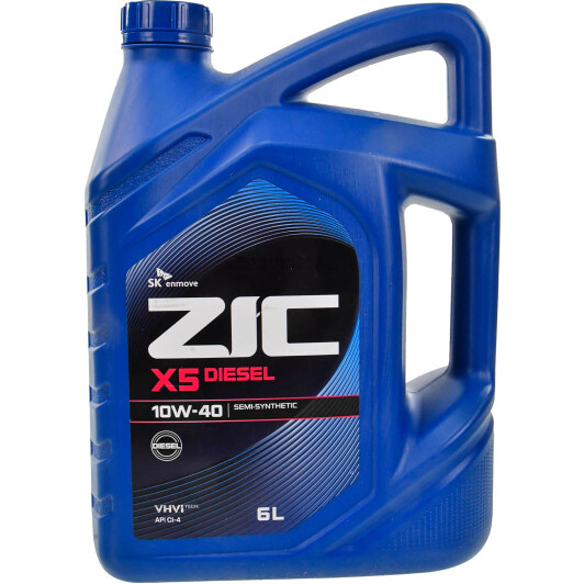 Масло ZIC X5 Diesel 10W-40 6 л на Porsche Cayenne