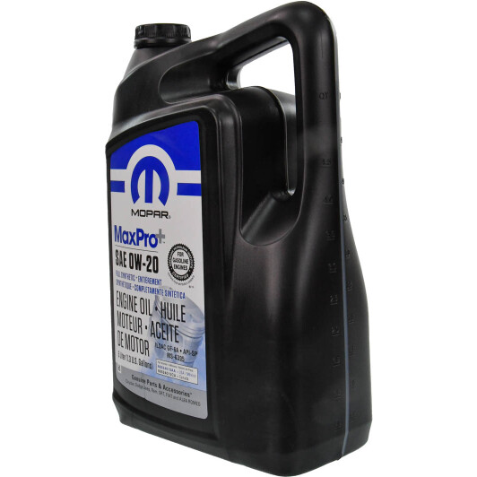 Масло Mopar MaxPro Plus 0W-20 5 л на Mitsubishi Pajero