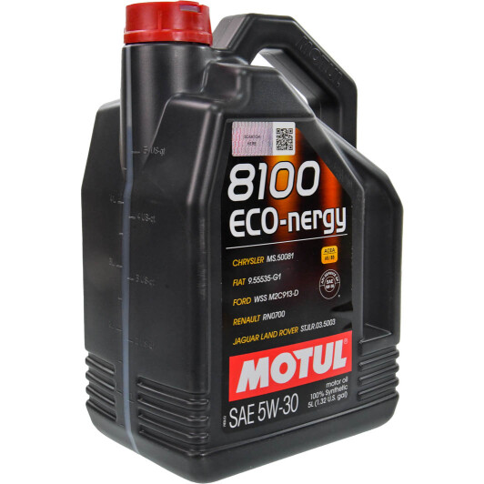 Масло Motul 8100 Eco-Nergy 5W-30 5 л на Porsche Cayenne