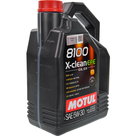 Олива Motul 8100 X-Clean EFE 5W-30 4 л на Chrysler 300C