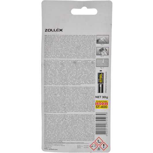 Клей Zollex Steel Epoxy 35 г