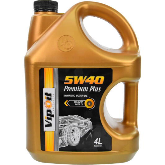 Масло VIPOIL Premium Plus 5W-40 4 л на Isuzu Rodeo