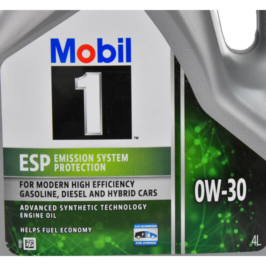 Масло Mobil 1 ESP 0W-30 4 л на Isuzu Rodeo