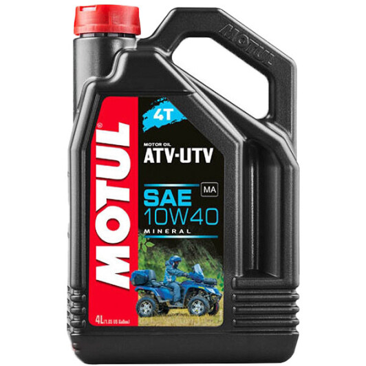 4T Motul ATV-UTV 10W-40, 4 л (852641) моторна олива 4T 4 л