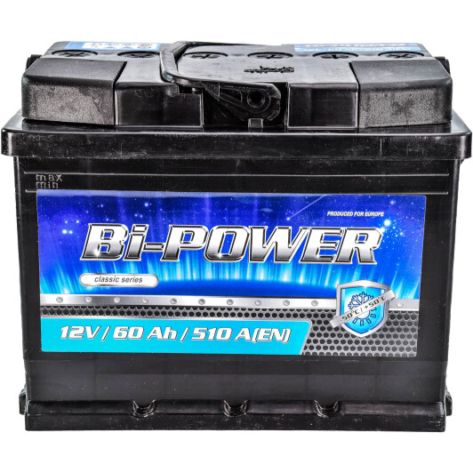 Акумулятор Bi-Power 6 CT-60-L Classic klv06001