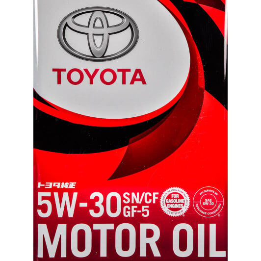 Моторное масло Toyota SN/GF-5 5W-30 4 л на Opel Ampera