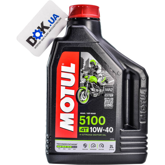 4T Motul 5100 10W-40, 2 л (836521) моторна олива 4T 2 л