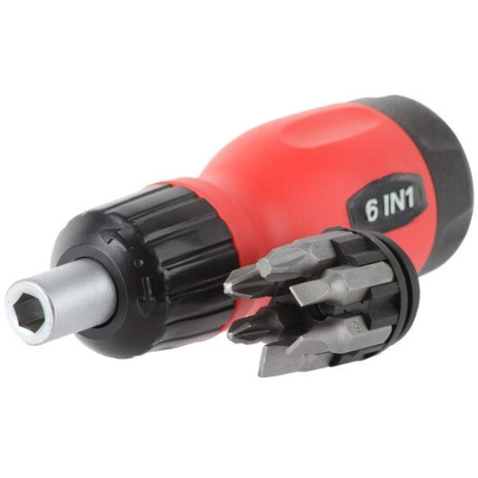 Викрутка реверсивна з набором бит Intertool VT1009