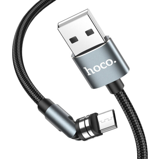Кабель Hoco U94 Universal Rotating U94MICROUSBBLACK USB - Micro USB 1,2 м