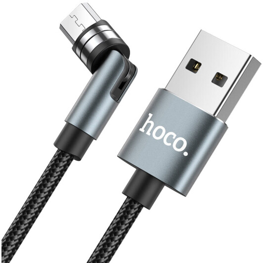 Кабель Hoco U94 Universal Rotating U94MICROUSBBLACK USB - Micro USB 1,2 м
