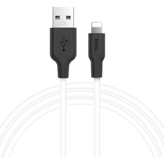 Кабель Hoco X21 X21LIGHTNINGBLACKWHITE USB - Apple Lightning 2 м