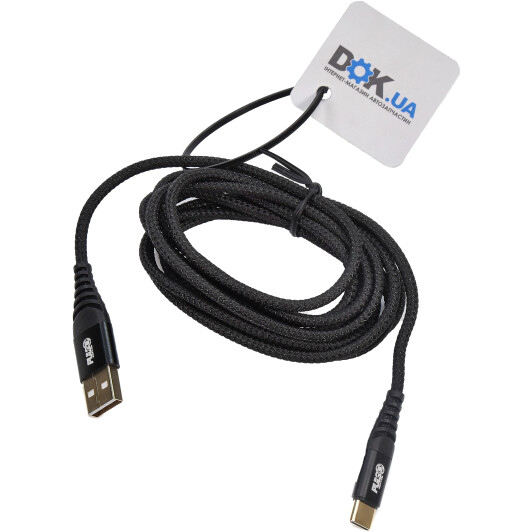 Кабель Pulso CC-4202CBK USB - type-C 2 м