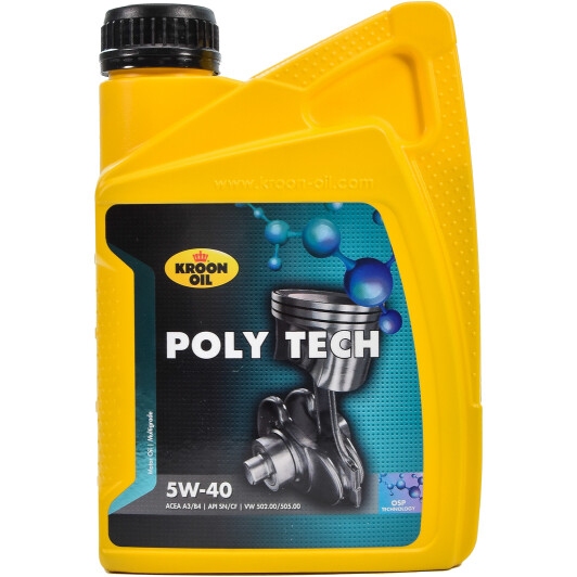 Моторна олива Kroon Oil Poly Tech 5W-40 1 л на Land Rover Discovery