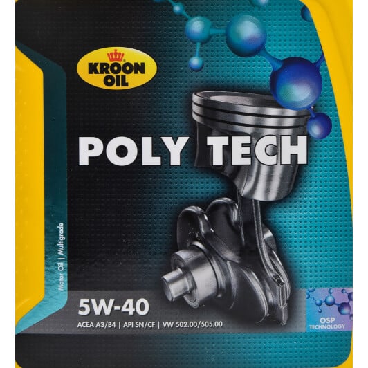 Моторна олива Kroon Oil Poly Tech 5W-40 1 л на Land Rover Discovery