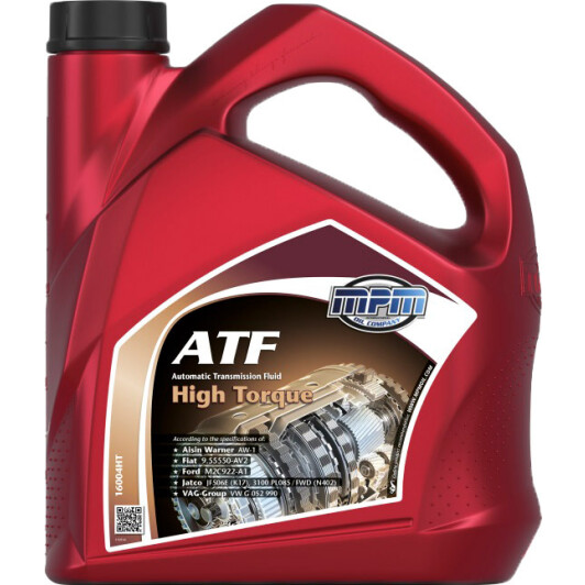 Трансмиссионное масло MPM ATF High Torque синтетическое