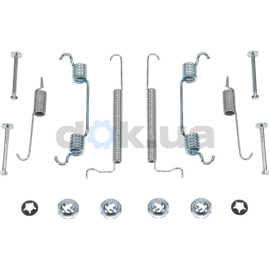 Монтажний комплект барабанних гальмівних колодок Delphi LY1134