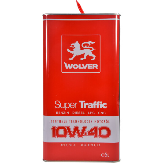 Моторное масло Wolver Super Traffic 10W-40 5 л на Citroen ZX