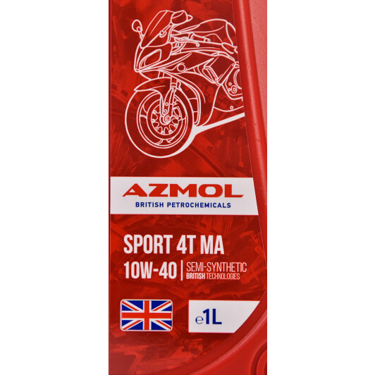 Azmol Sport MA 10W-40 моторное масло 4T