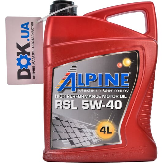Моторное масло Alpine RSL 5W-40 4 л на Seat Terra