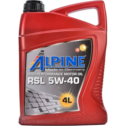 Моторна олива Alpine RSL 5W-40 4 л на Daihatsu Applause