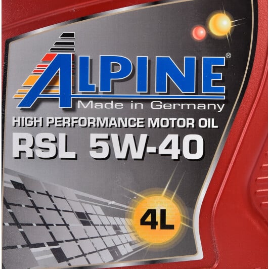 Моторное масло Alpine RSL 5W-40 4 л на Mitsubishi Magna