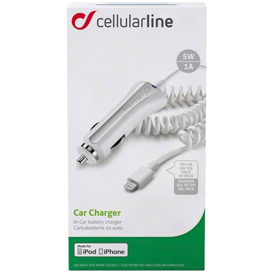 Usb зарядка в авто CellularLine CBRMFIIPH5W