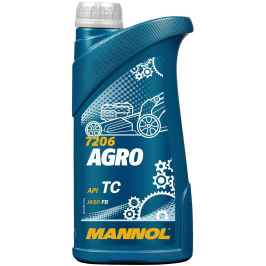 Mannol Agro, 1 л (MN7206-1) моторное масло 2T 1 л