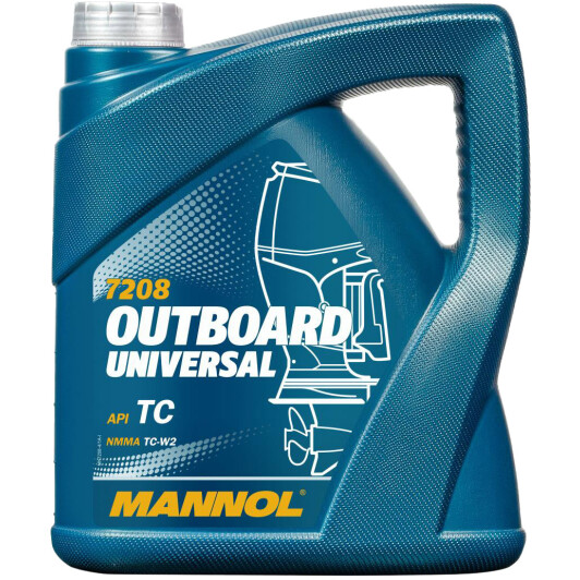 Mannol Outboard Universal, 4 л (MN7208-4) моторное масло 2T 4 л