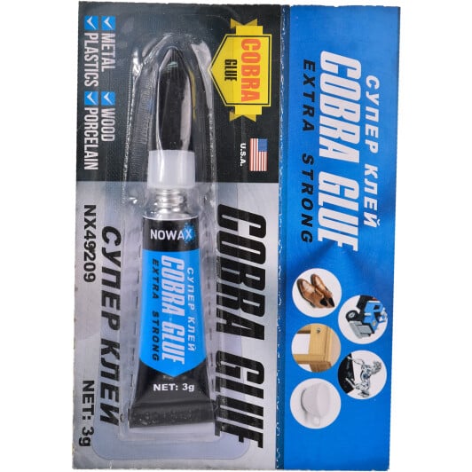 Клей Nowax Суперклей гель Extra Strong 3 г
