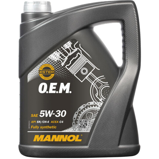 Моторное масло Mannol O.E.M. For Renault Nissan 5W-30 5 л на Peugeot 605