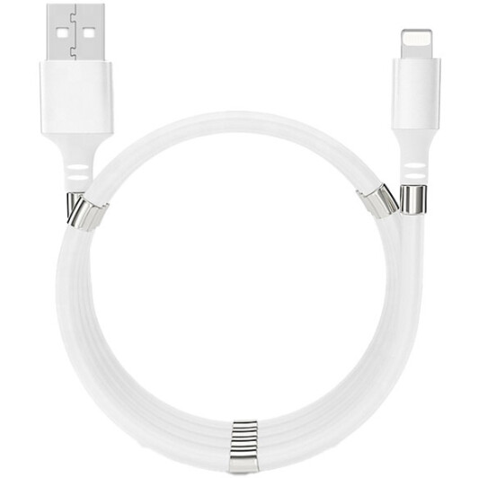 Кабель Florence MagNet FL-2202-WL USB - Apple Lightning 1 м