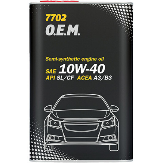 Моторна олива Mannol O.E.M. For Chevrolet Opel (Metal) 10W-40 1 л на Mazda Premacy