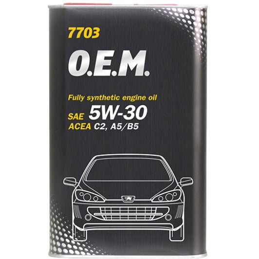 Моторное масло Mannol O.E.M. For Peugeot Citroen (Metal) 5W-30 1 л на Opel Vivaro