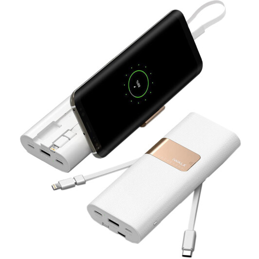 Повербанк iWalk Secretary Plus 20000 mAh белый