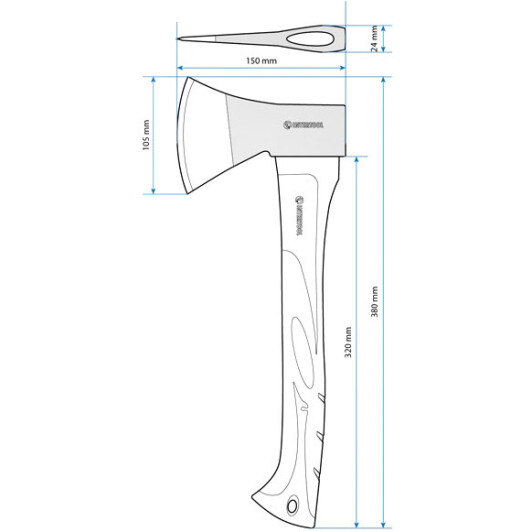 Топор Intertool HT-0261