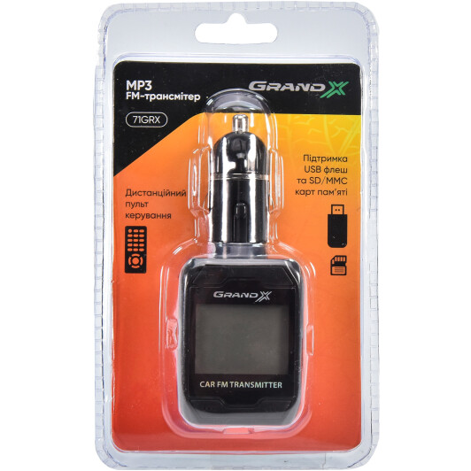Fm-модулятор Grand-X CUFM71GRX