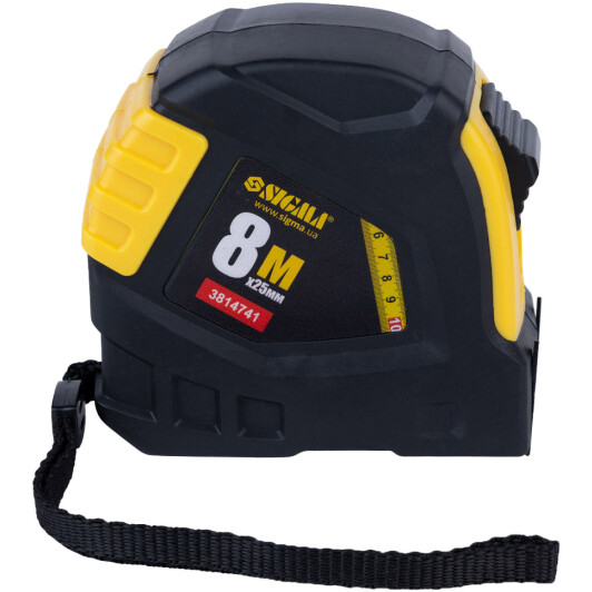 Рулетка Sigma 3814741 8 м