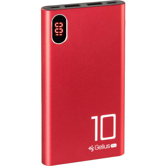 Повербанк Gelius Pro CoolMini 10000 mAh красный