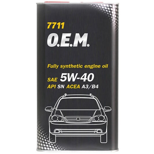 Моторное масло Mannol O.E.M. For Daewoo GM (Metal) 5W-40 4 л на Mazda E-Series