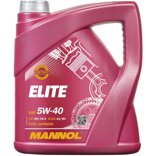 Моторна олива Mannol Elite 5W-40 4 л на SAAB 900