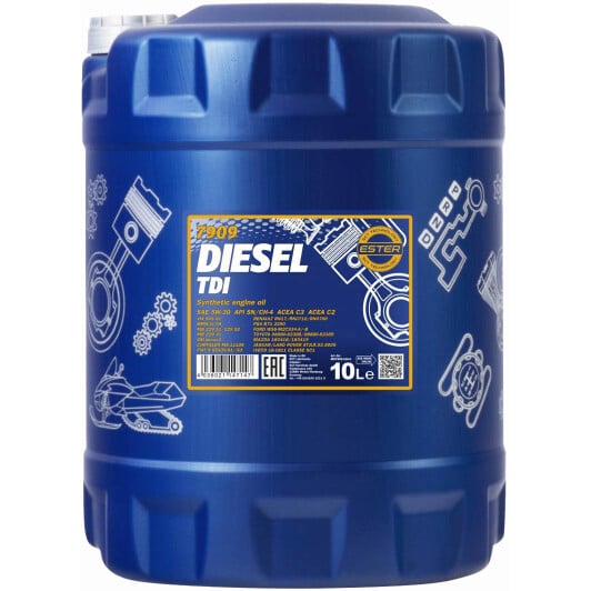 Моторна олива Mannol Diesel TDI 5W-30 10 л на Honda City