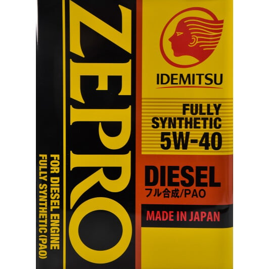 Моторное масло Idemitsu Zepro Diesel 5W-40 4 л на MINI Cooper
