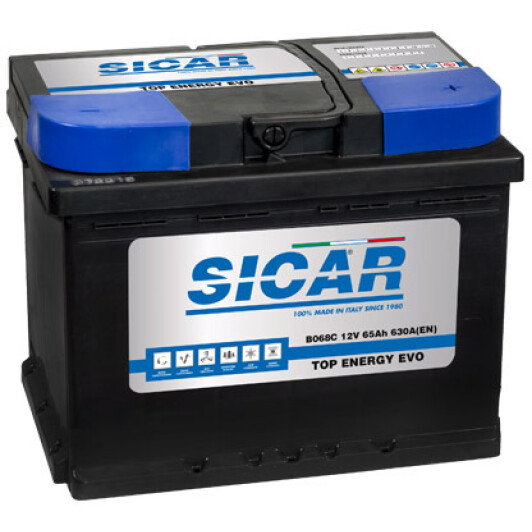 Акумулятор Sicar 6 CT-65-R Top Energy Evo B068C