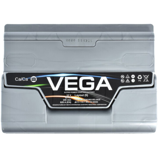 Акумулятор VEGA 6 CT-60-R Premium V60062013