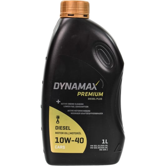 Моторное масло Dynamax Premium Diesel Plus 10W-40 1 л на Jaguar XJS