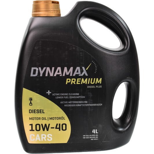 Моторна олива Dynamax Premium Diesel Plus 10W-40 4 л на Dacia Supernova