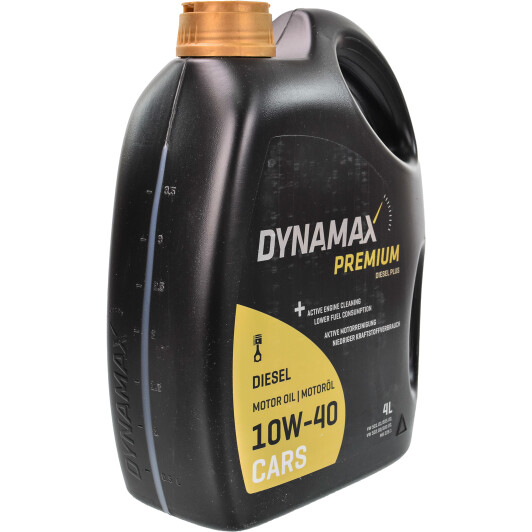 Моторное масло Dynamax Premium Diesel Plus 10W-40 4 л на Fiat Stilo