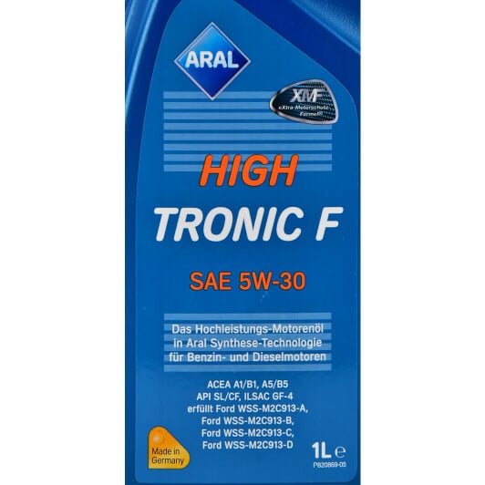 Моторное масло Aral HighTronic F 5W-30 1 л на Acura Integra