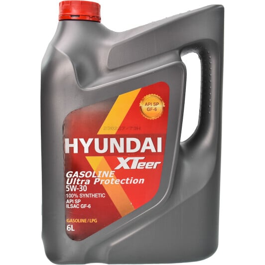 Моторна олива Hyundai XTeer Gasoline Ultra Protection 5W-30 6 л на Renault Captur