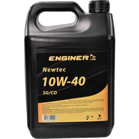 Моторное масло ENGINER Newtec 10W-40 4 л на Chrysler Voyager